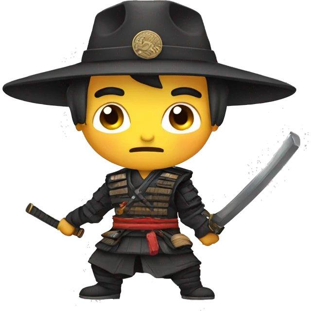 gunslinger samurai emoji