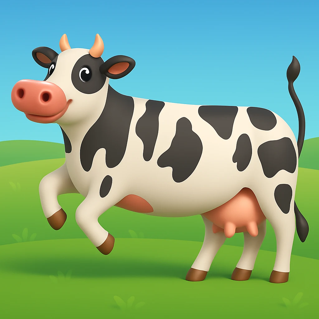 Remove clouds from the background, keep only the green grass field and clear sky emoji