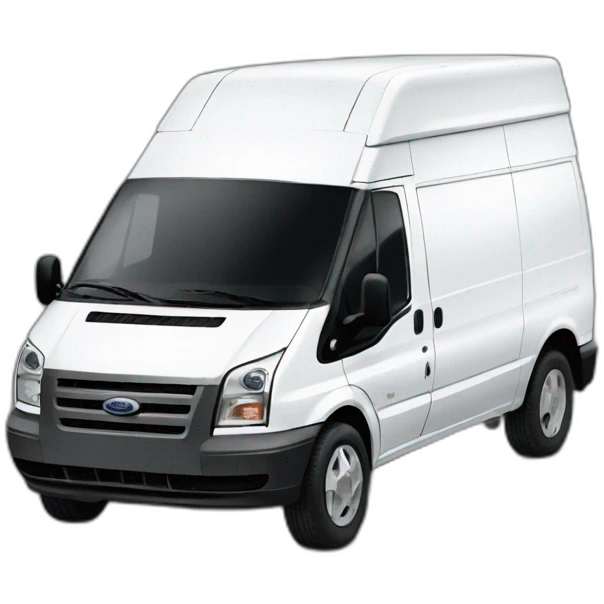 white ford transit van emoji