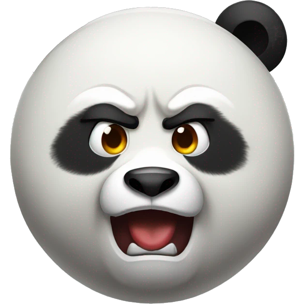 angry panda emoji