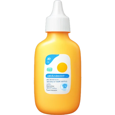 Sunscreen bottle  emoji