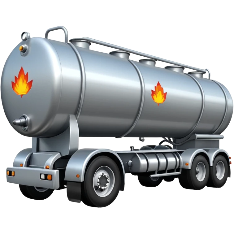 natural gas tanker tractor-trailer emoji