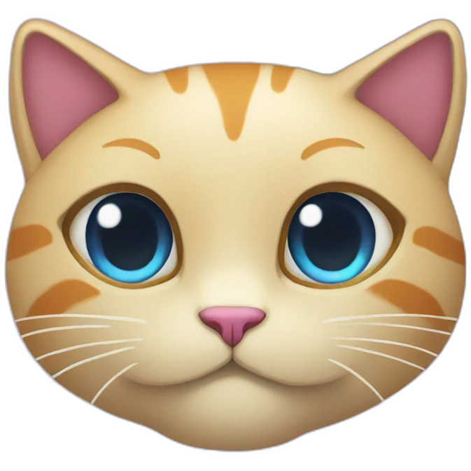 Rainbow cat emoji