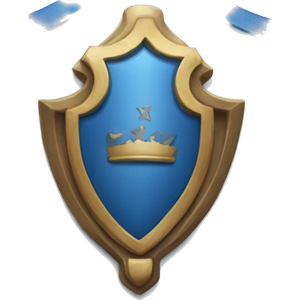 Blue moderator Shield  emoji