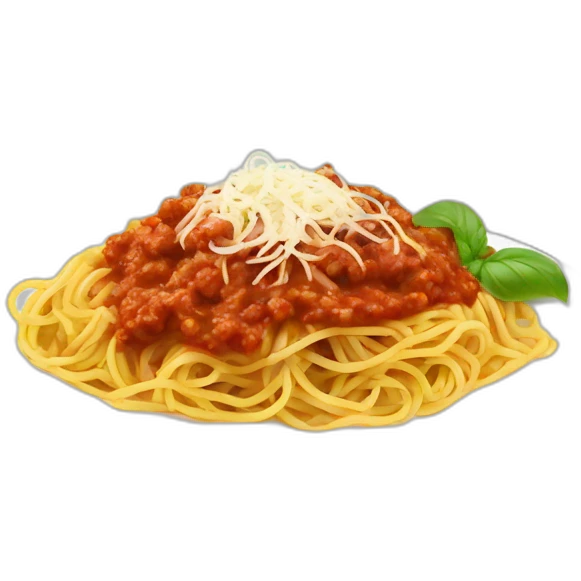 spaghetti bolognese emoji