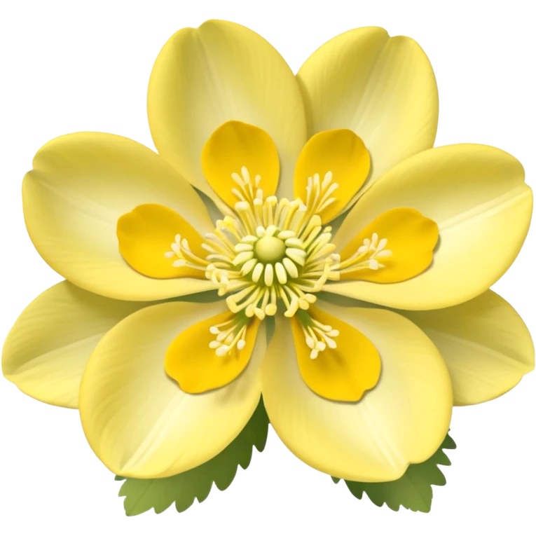 Yellow woodland anemone flowers emoji