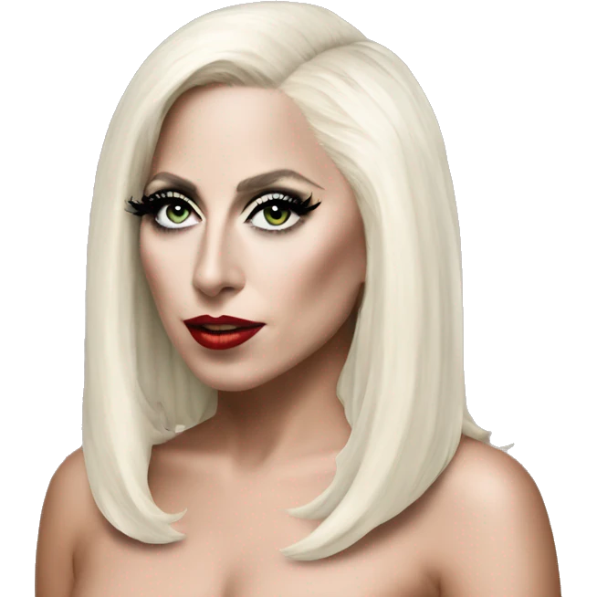 Lady Gaga from telephone music video  emoji