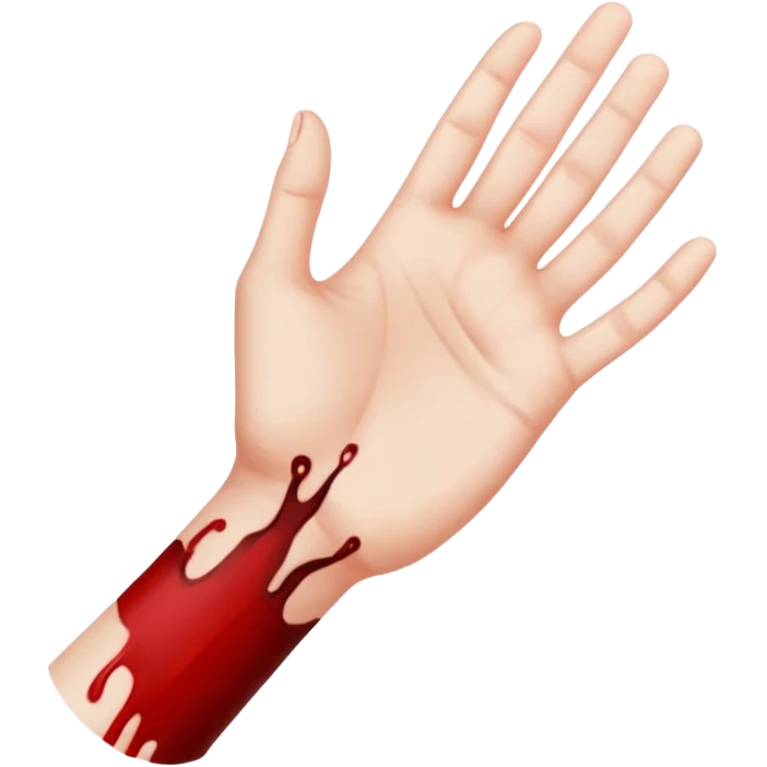 cutting wrist  emoji