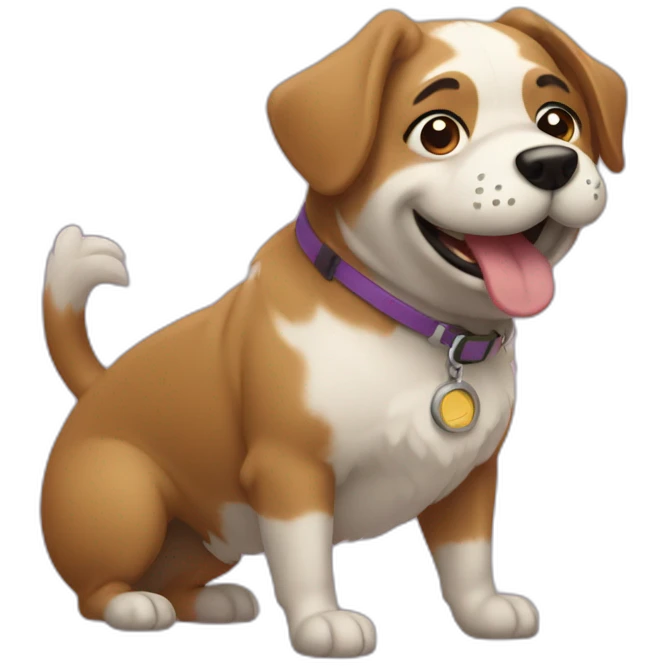 Dog with bazonkas emoji