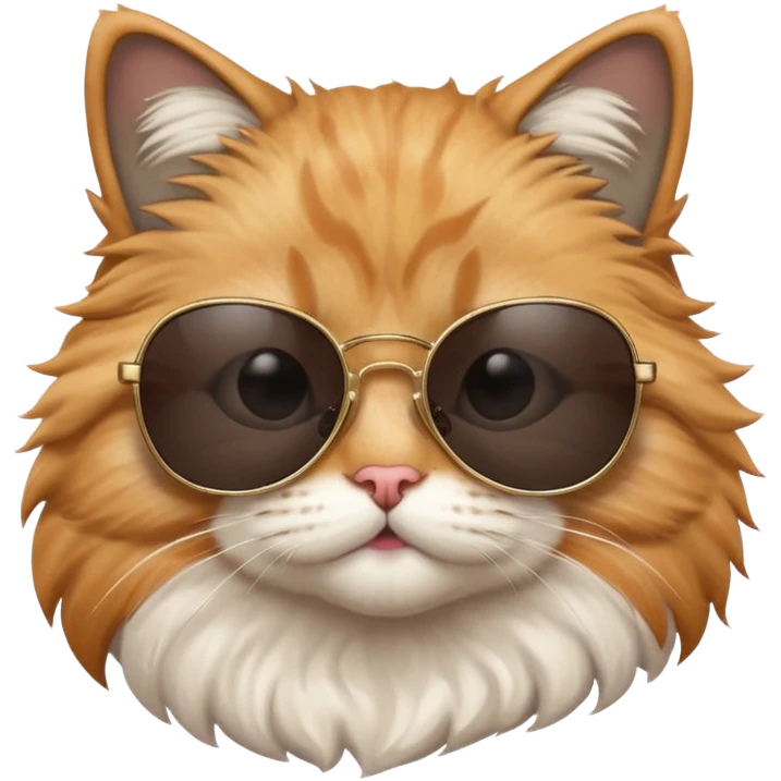 Cat wearing sunglasses emoji