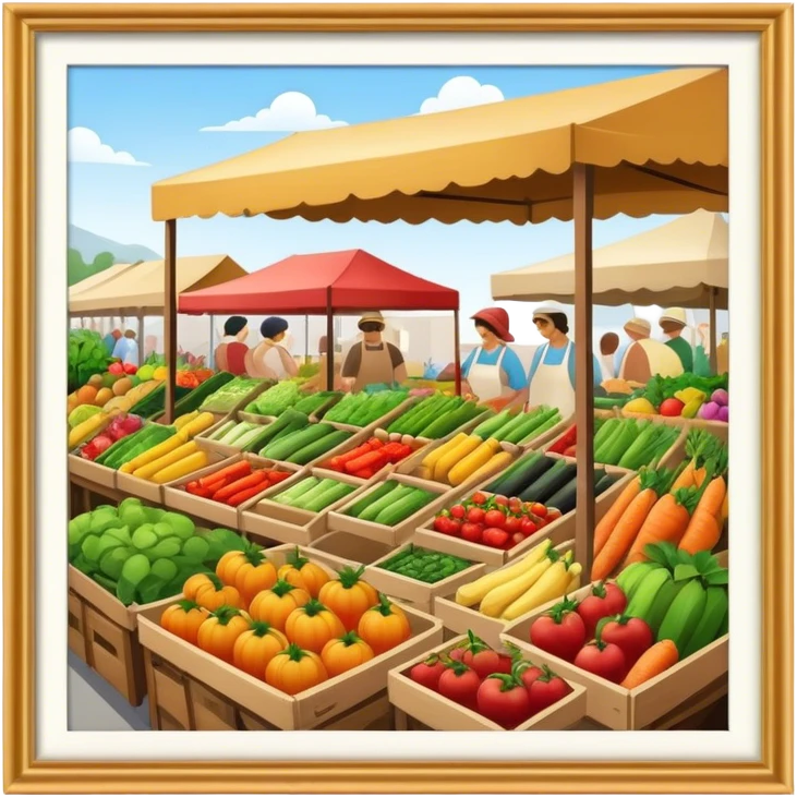 sunday market emoji