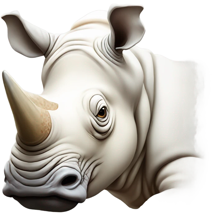 Albino Rhino emoji