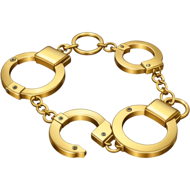Golden hamd cuffs emoji