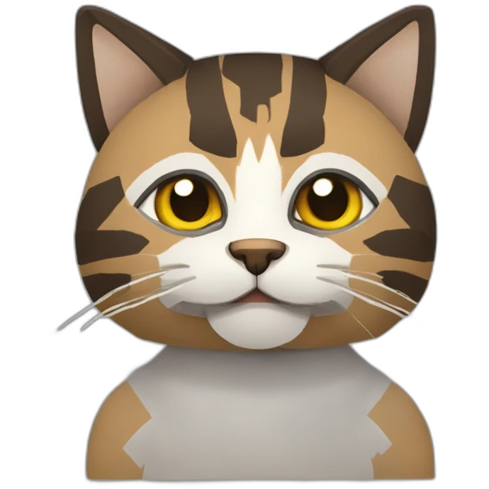 Minecraft tatlı kedi araba sürüyor  emoji