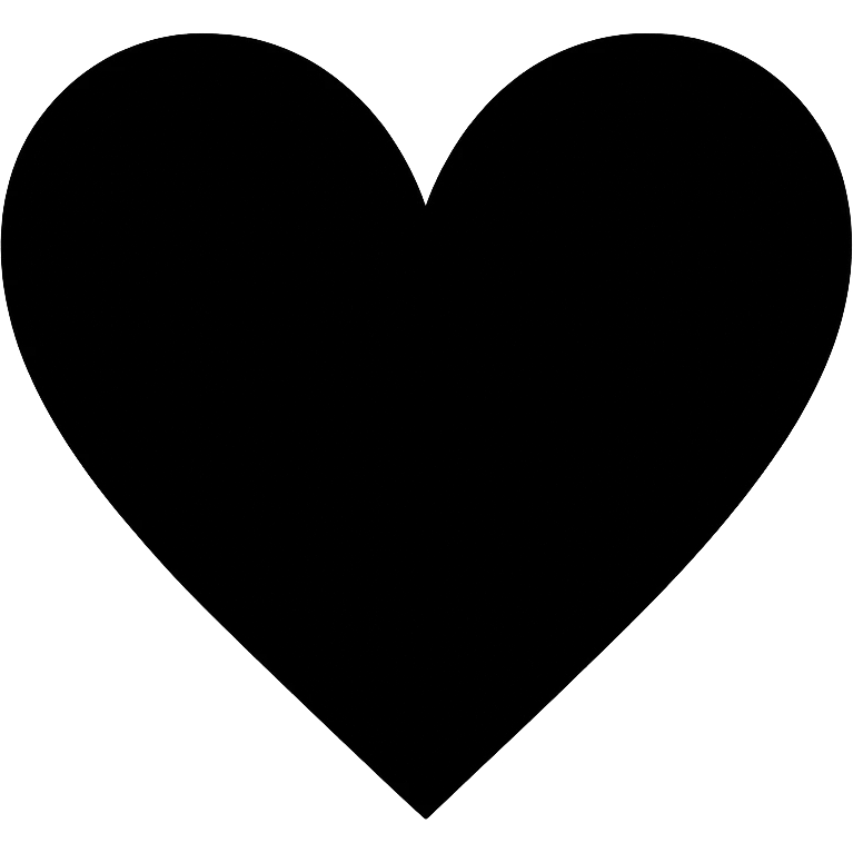 black white heart , remove background emoji