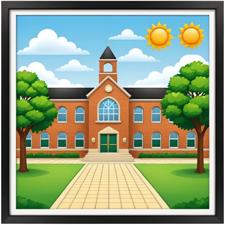Quadro escola emoji