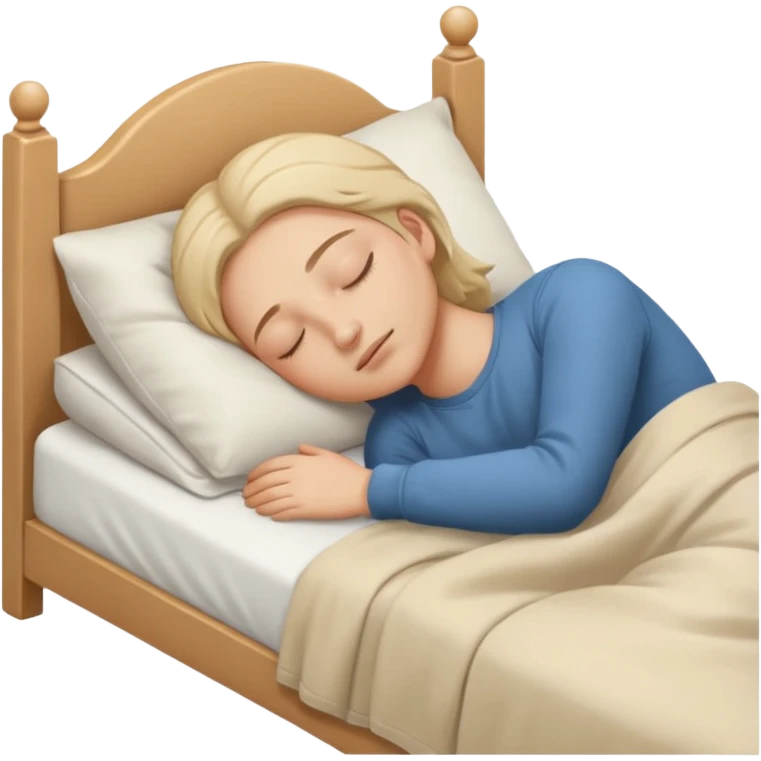 Sleeping in bed emoji