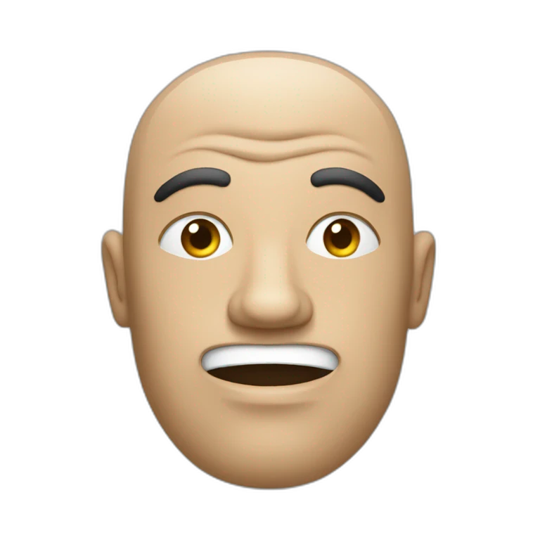 Un mec qui insulte emoji