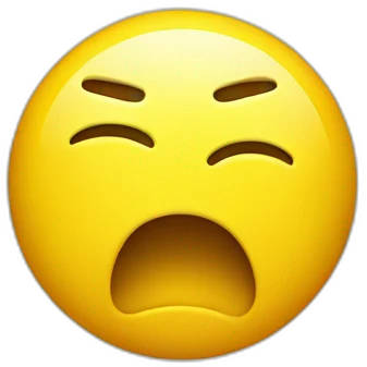 Yellow smiley crying very intensive emoji