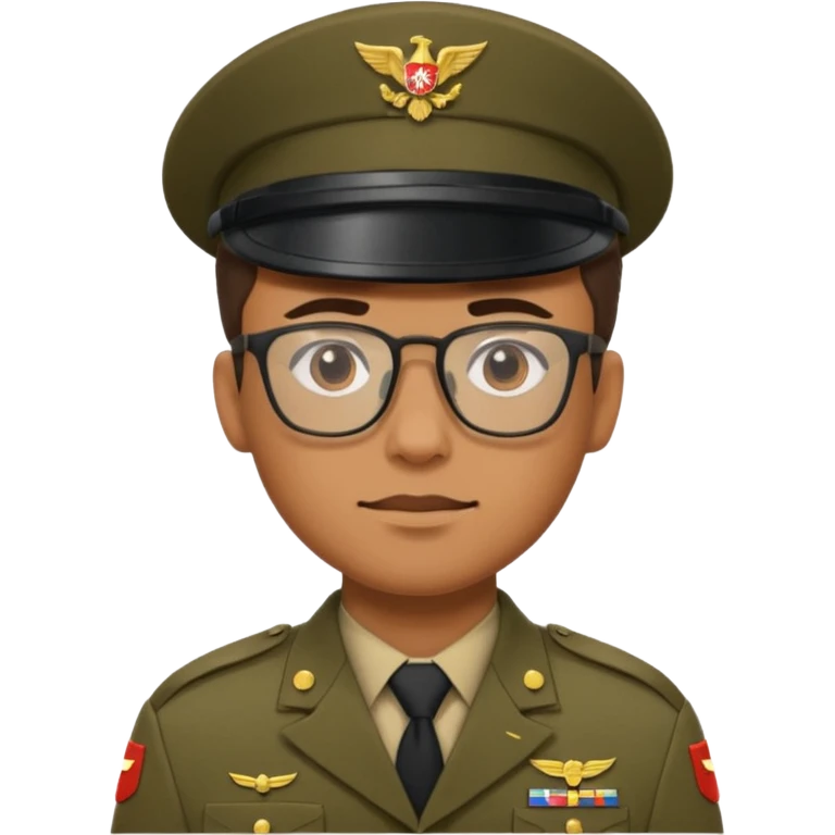 soldier with glasses emoji