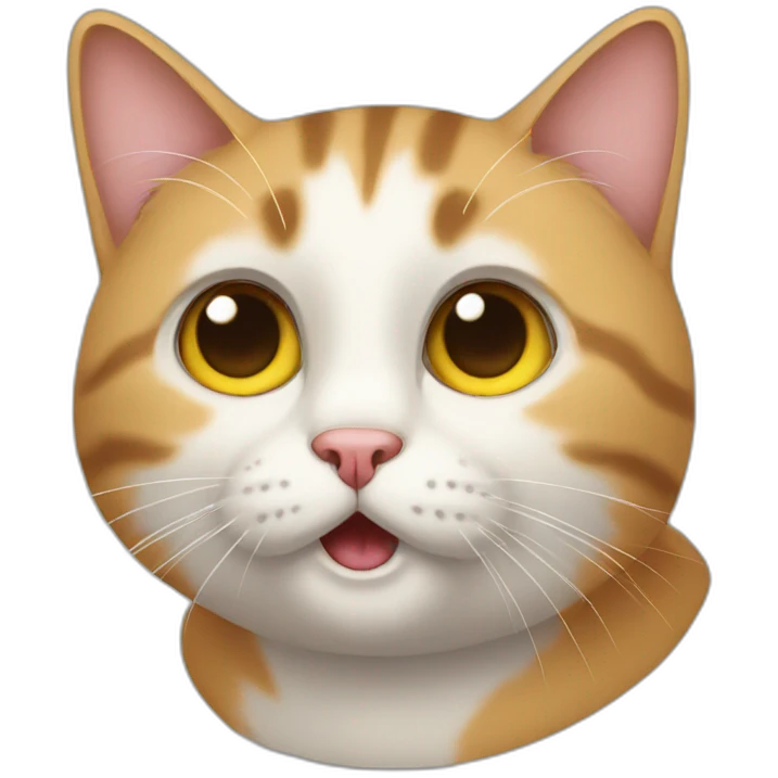 cat questioning something emoji