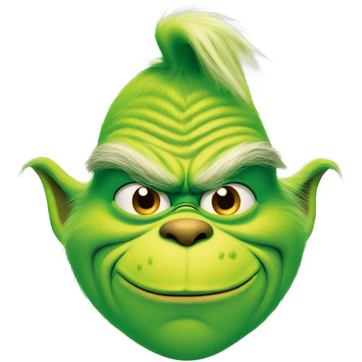 The grinch emoji
