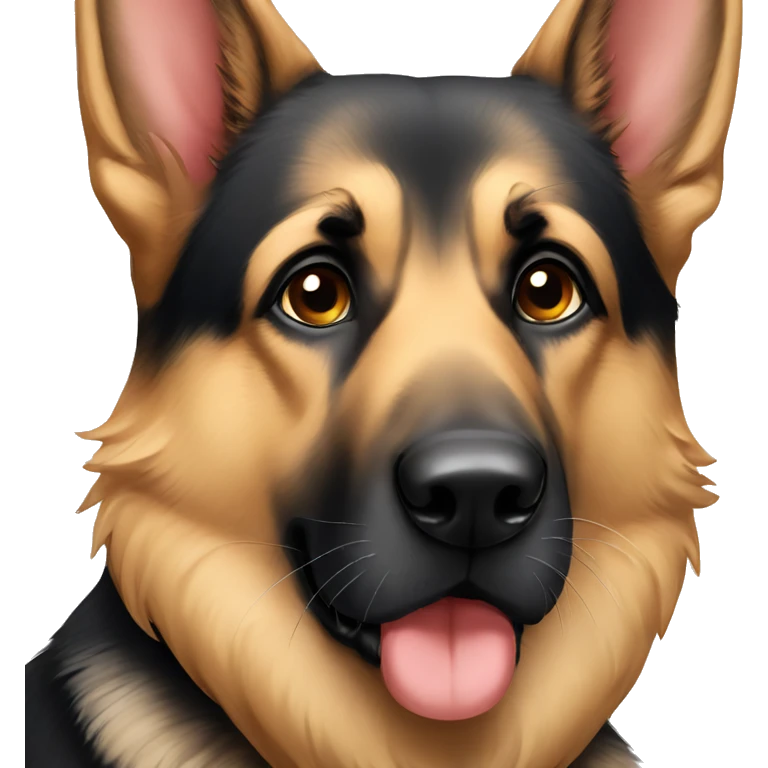 German Shepard very sad emoji