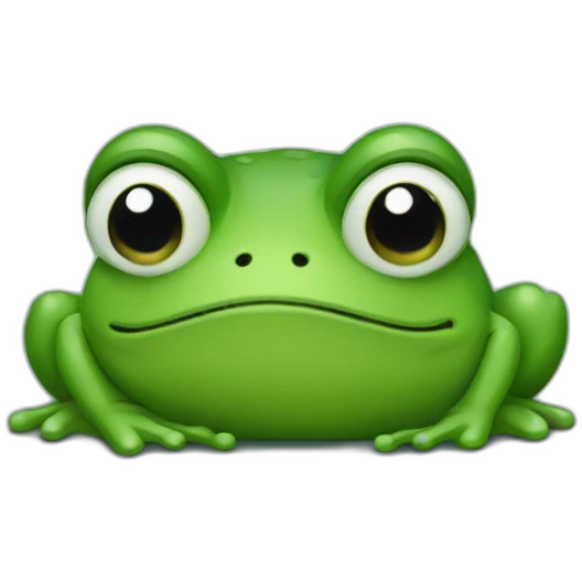 sad frog emoji