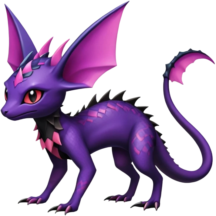 Salandit-Noivern-Espeon-Hybrid (Full body) emoji