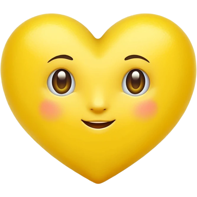 Make a lemon heart emoji