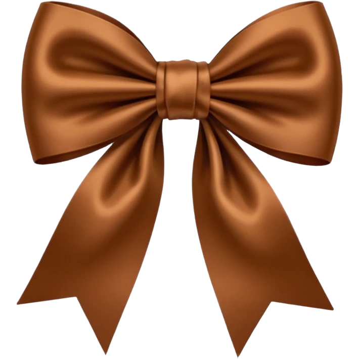 Brown bow emoji