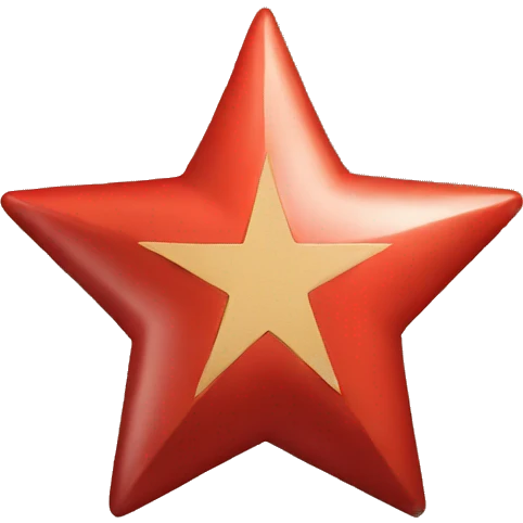 RED STAR emoji