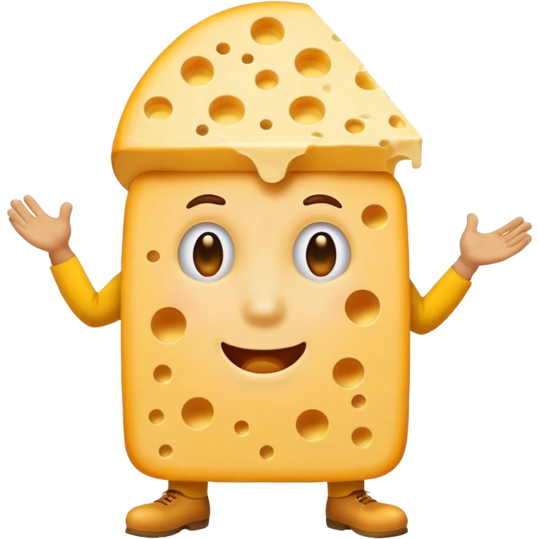 man with chese costume emoji