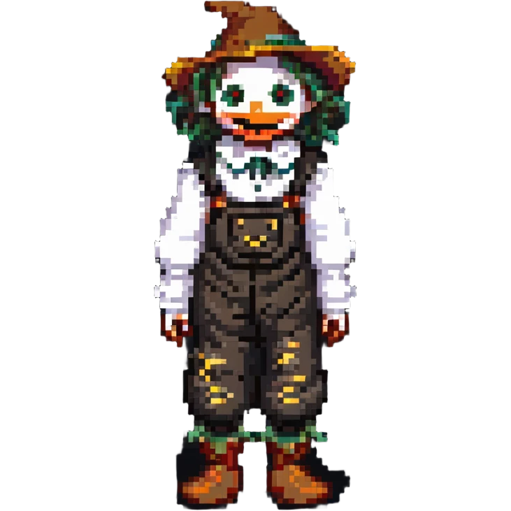 scary scarecrow boy emoji