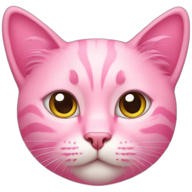Pink cat emoji