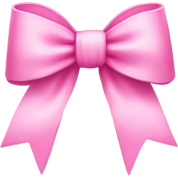 pink bow emoji