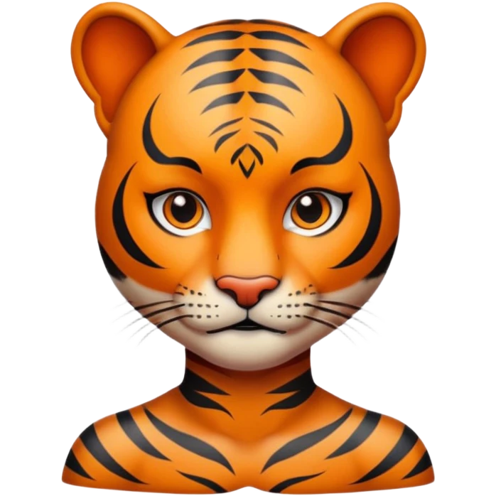 a tatoo tiger emoji
