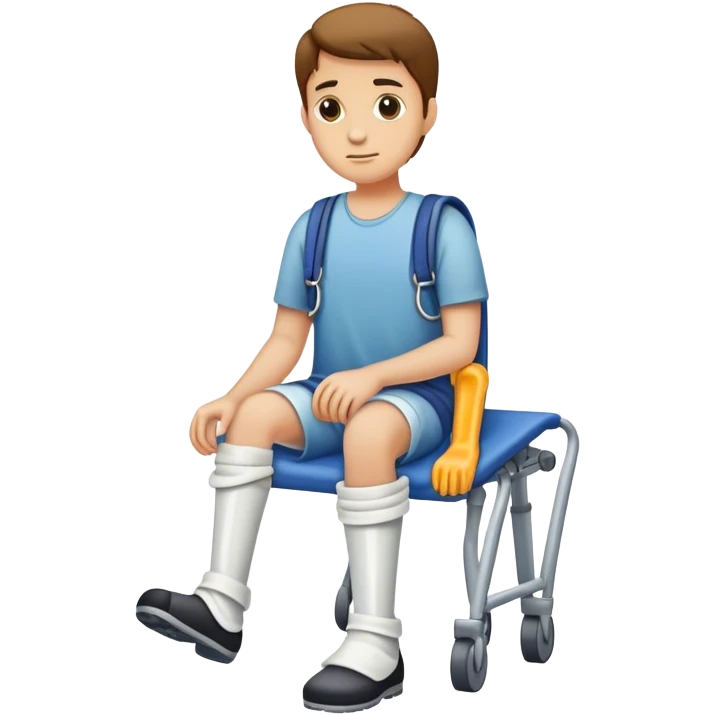 Broken leg emoji