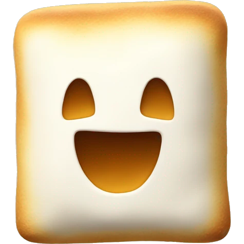 toasted marshmallow plain emoji