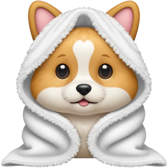 towel for pet emoji