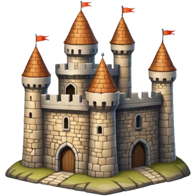old castle  emoji