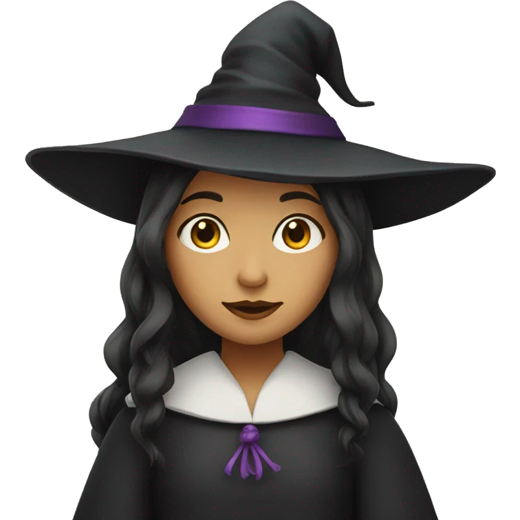 scholarly witch girl  emoji