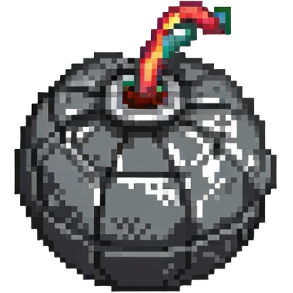 black bomb power up without fuse emoji