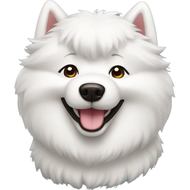 Samoyed happy emoji