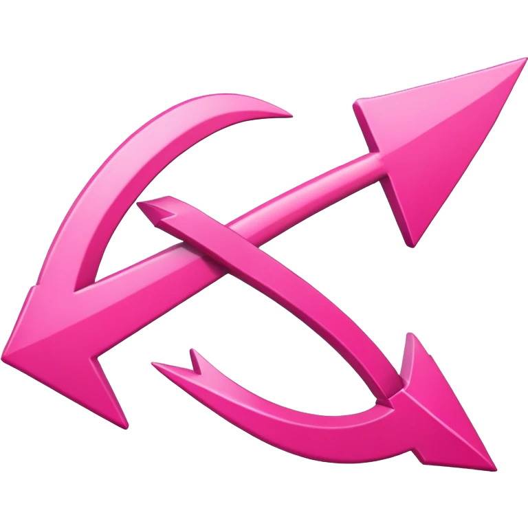 Pink 
arrow emoji