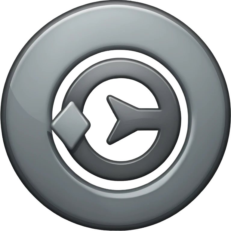 mac os single circled arrow emoji