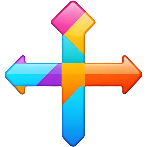colorful plus sign emoji
