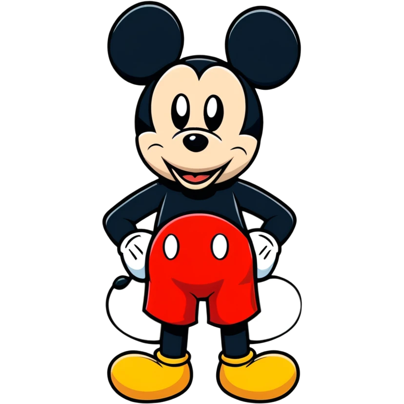 Mickey Mouse emoji