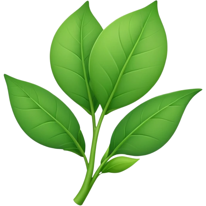 young shoot growing with a folded leaf emoji