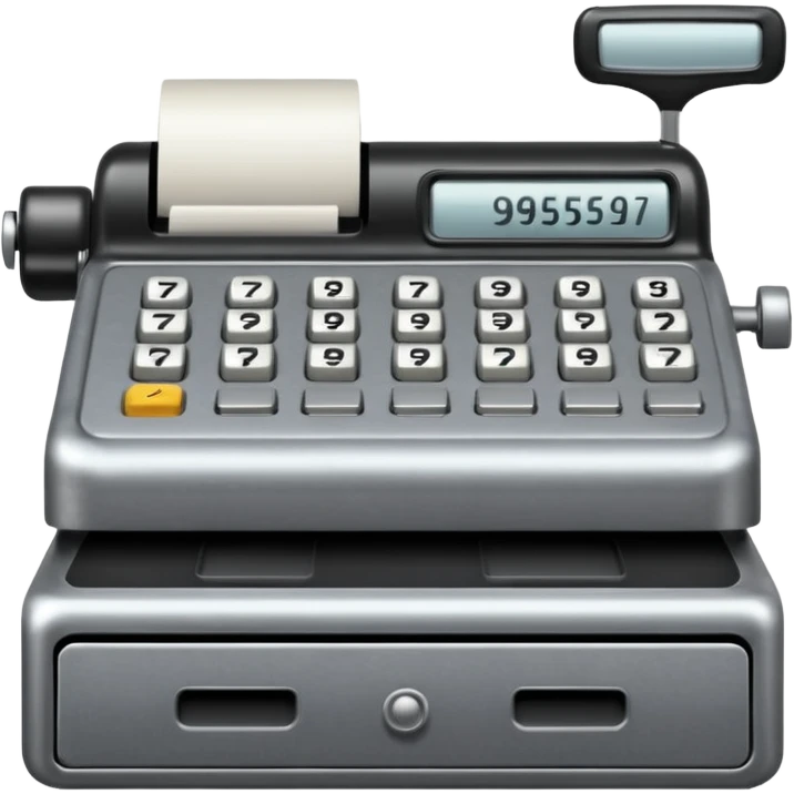 cash register emoji
